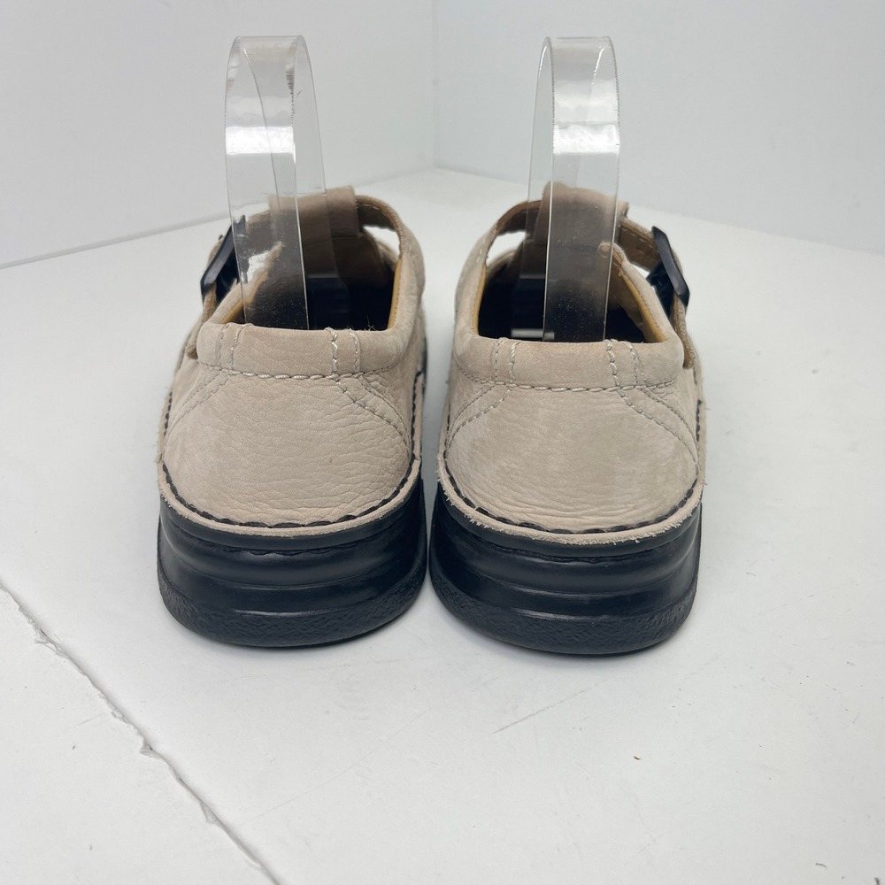 Birkenstock Leather Fisherman Sandals Closed Toe Comfort Walking EU 37 - Picture 4 of 15